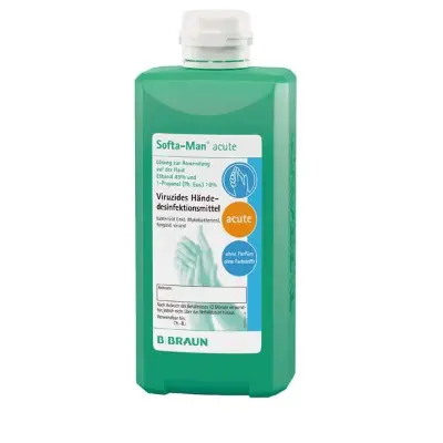 Produktdetails: Viruzides Händedesinfektionsmittel Softa-Man Acute 500 ml Produktbild Viruzides Händedesinfektionsmittel Softa-Man Acute 500 ml