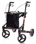 Leichtgewicht Rollator Topro Troja Original Black Series Zusätzliches Produktbild für Leichtgewicht Rollator Topro Troja Original