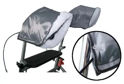 Produktdetails: Handschutz zum Rollator, schwarz Produktbild Handschutz zum Rollator, schwarz