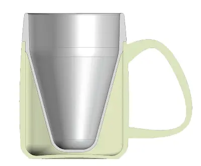 Produktdetails: Ornamin Becher mit Trink-Trick Modell 207 Produktbild Ornamin Becher mit Trink-Trick Modell 207