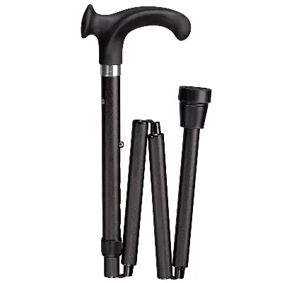 Produktdetails: Faltstock DeLuxe-Relax mit anatomischem Softtouch-Griff, schwarz Produktbild Faltstock DeLuxe-Relax mit anatomischem Softtouch-Griff, schwarz