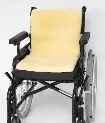 Produktdetails: Natur-Schaf-Fell Auflage 40 x 85 cm Produktbild Natur-Schaf-Fell Auflage 40 x 85 cm