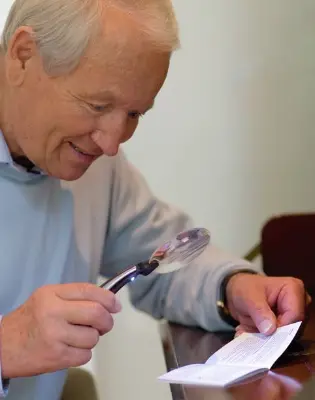 Produktdetails: WEDO Rahmenlose LED-Rundlupe Produktbild WEDO Rahmenlose LED-Rundlupe