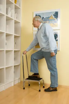 Produktdetails: Fußtritt mit Haltegriff Produktbild Fußtritt mit Haltegriff