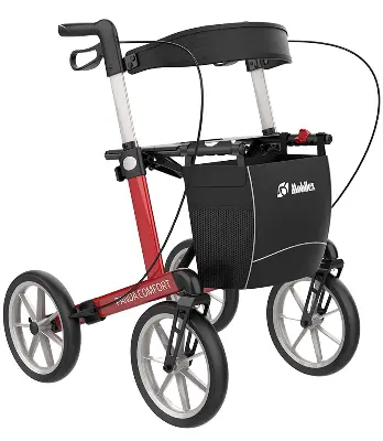Outdoor Rollator Panda Comfort rot Produktbild für Outdoor Rollator Panda Comfort rot