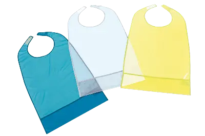 Produktdetails: Suprima Ess-Schürze PVC mit Auffang und Klettverschluss Produktbild Suprima Ess-Schürze PVC mit Auffang und Klettverschluss