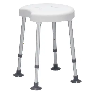 Produktdetails: Russka Duschhocker mit Hygieneausschnitt, höhenverstellbar Produktbild Russka Duschhocker mit Hygieneausschnitt, höhenverstellbar