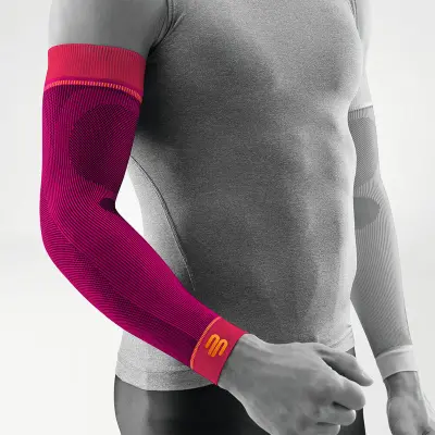 Bauerfeind Sports Compression Sleeves Arm Pink Produktbild für Bauerfeind Sports Compression Sleeves Arm Pink
