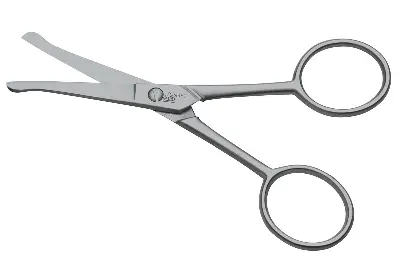 Produktdetails: Erbe Herren-Bart-Nasenhaar-Schere rostfrei 10,5 cm Produktbild Erbe Herren-Bart-Nasenhaar-Schere rostfrei 10,5 cm