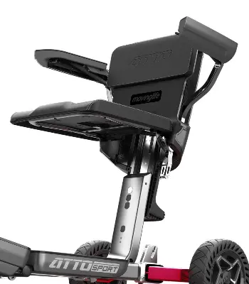 Produktdetails: Armlehnen faltbar für Atto Sport Mobility Scooter, grau Produktbild Armlehnen faltbar für Atto Sport Mobility Scooter, grau