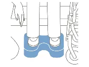 Zusätzliches Produktbild für Alpha Fußstuhl