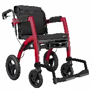 Zusätzliches Produktbild für Rollz Motion Performance Ruby Red Rollator-Rollstuhl