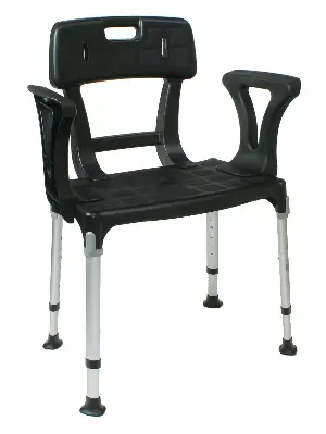 Produktdetails: Russka Duschstuhl Laguna schwarz Produktbild Russka Duschstuhl Laguna schwarz