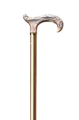 Produktdetails: Gehstock Step-Derby Perlmutt, champagner Produktbild Gehstock Step-Derby Perlmutt, champagner