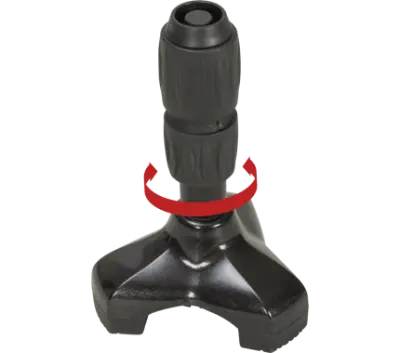 Produktdetails: Gehstockspitze mit Gelenk und Federung Produktbild Gehstockspitze mit Gelenk und Federung