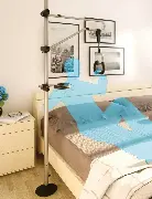 Haltestange Gripo mit Stützbügel und Hängegriff Zusätzliches Produktbild für Haltestange Gripo Boden-Decken-Stange