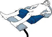 Zusätzliches Produktbild für SHP Carepur Semi-Fowler-Lagerungskissen M / S