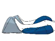 Zusätzliches Produktbild für SHP Carepur Semi-Fowler-Lagerungskissen M / S