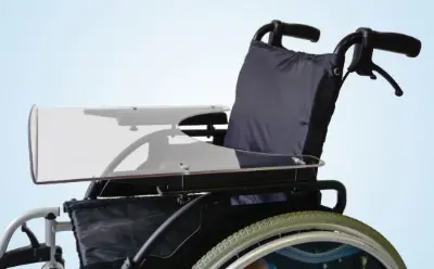 Produktdetails: Therapietisch Makrolon für Rollstühle Produktbild Therapietisch Makrolon für Rollstühle