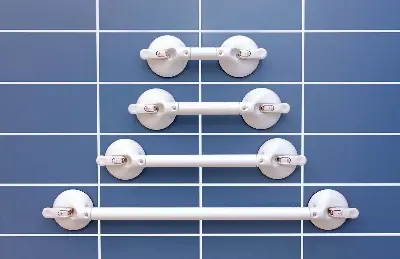 Produktdetails: Mobiler 2-Hand-Haltegriff mit Sicherheitsanzeige Produktbild Mobiler 2-Hand-Haltegriff mit Sicherheitsanzeige