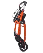 Mobilex Indoor Rollator Jaguar Orange Zusätzliches Produktbild für Indoor Rollator Jaguar Orange
