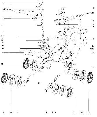 Produktbild Ersatzteile Rollator Topro Troja 2G mit IBS