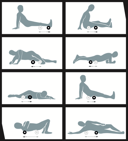 Übungen mit Blackroll